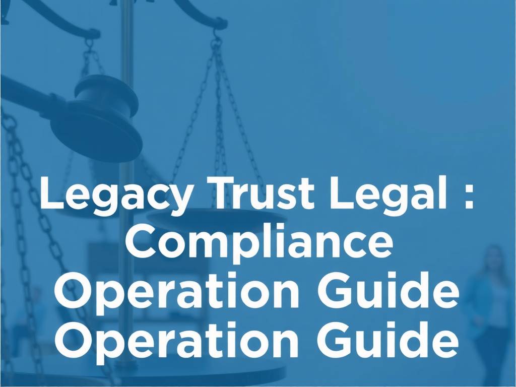 Legacy Trust Legal Compliance Operation Guide Legacy Trust Legal Compliance Operation Guide